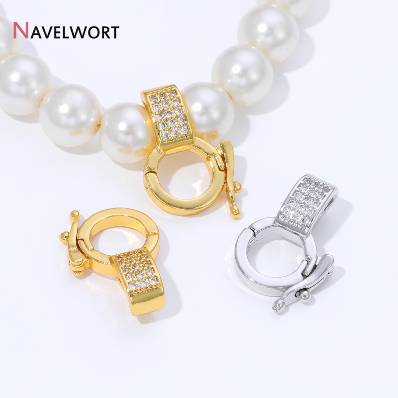 Gold Plated Jewelry - 18K Gold Plated Brass Inlaid Zircon