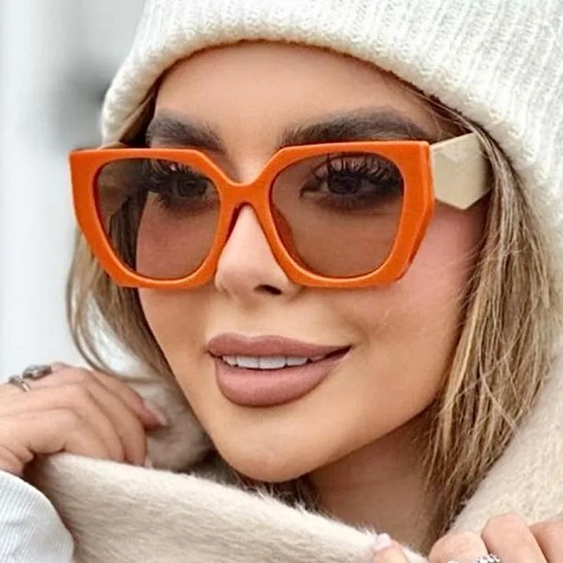 Sunglasses Uv400 - New Oversize Square Sunglasses Women Retro