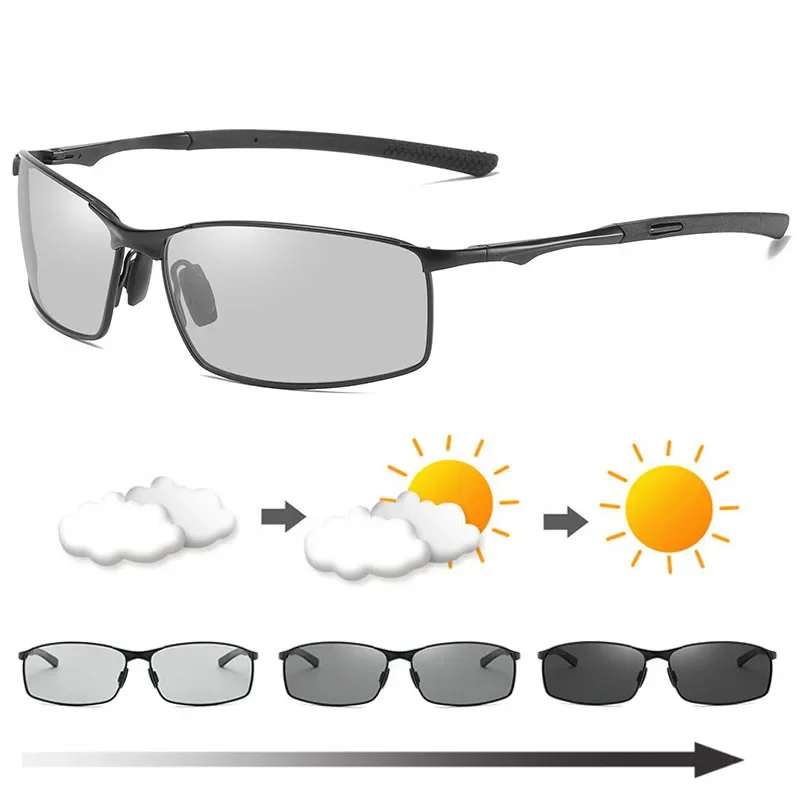 Photochromic Men Women Polariz - Sunglasses Uv400 ulasan dan harga