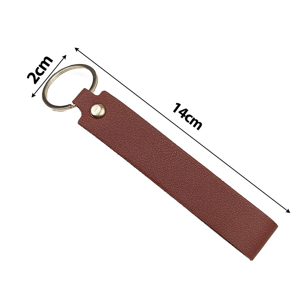 1/5pcs PU Leather Keychain Gif - Leather Wallet Men ulasan dan harga