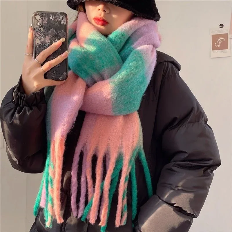 2026 Winter Thick Warm Scarf L - Cashmere Scarf ulasan dan harga