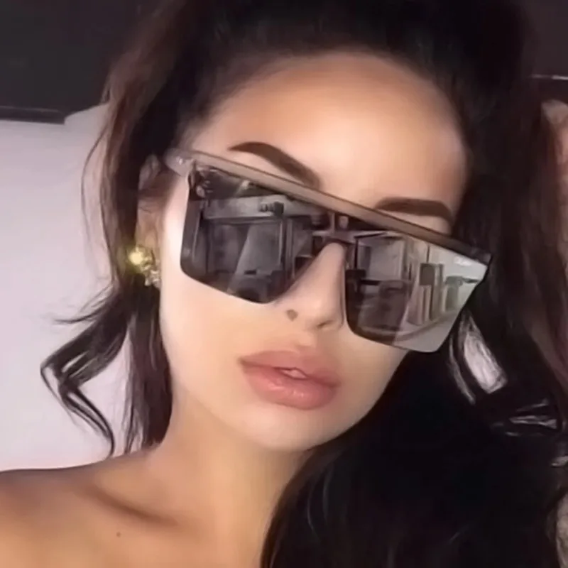 Fashion Oversized Square Brand - Sunglasses Uv400 ulasan dan harga