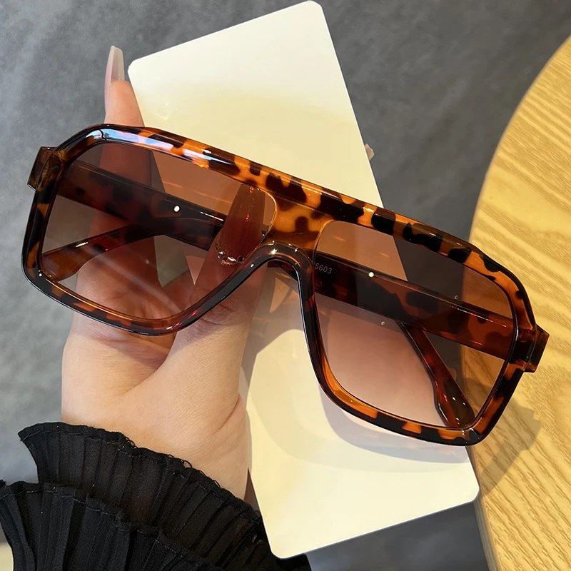 1PCS Oversized Square Anti Lig - Sunglasses Uv400 ulasan dan harga