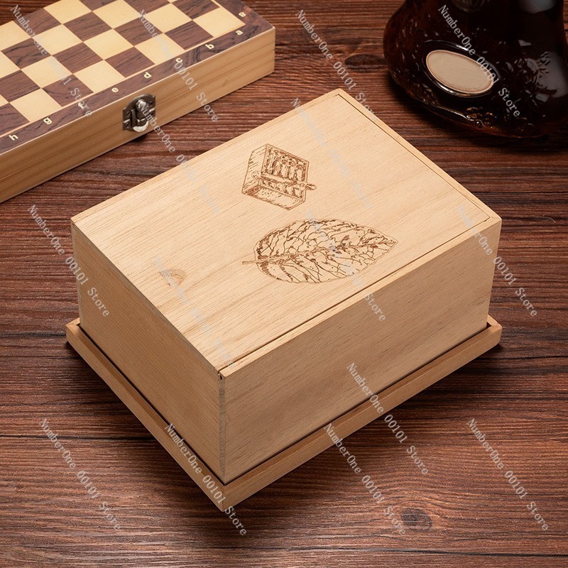 Premium Cedar Wood Cigar Humid - Premium Cigar Case ulasan dan harga