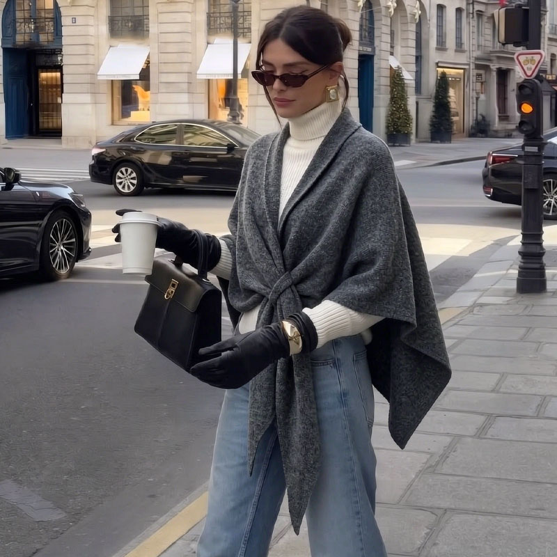 Fashion Wool Cashmere Triangle - Cashmere Scarf ulasan dan harga