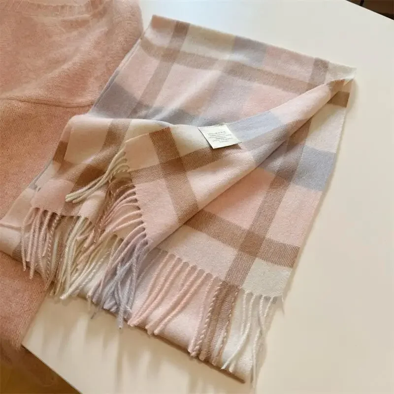 High Quality 100% Wool Scarf M - Cashmere Scarf ulasan dan harga