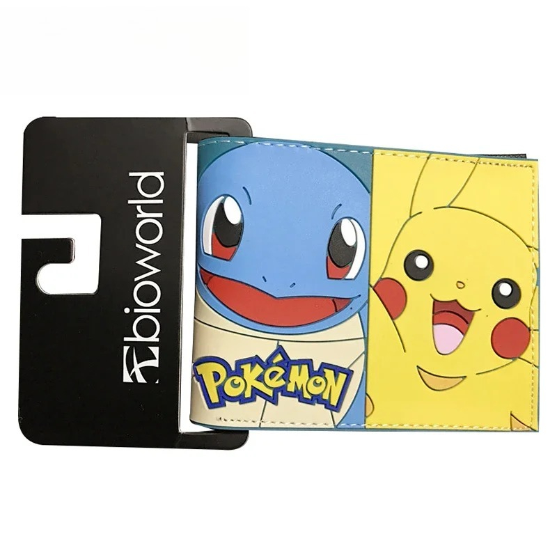 Hot Kawaii Pikachus Series Wal - Leather Wallet Men ulasan dan harga