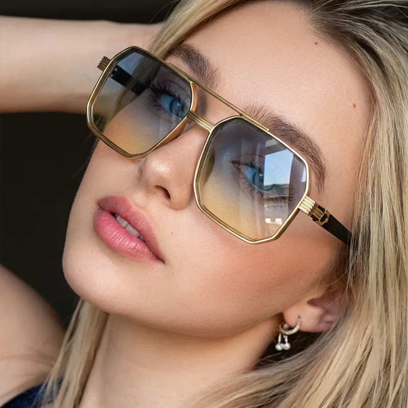 New Fashion Double Beam Polygo - Sunglasses Uv400 ulasan dan harga