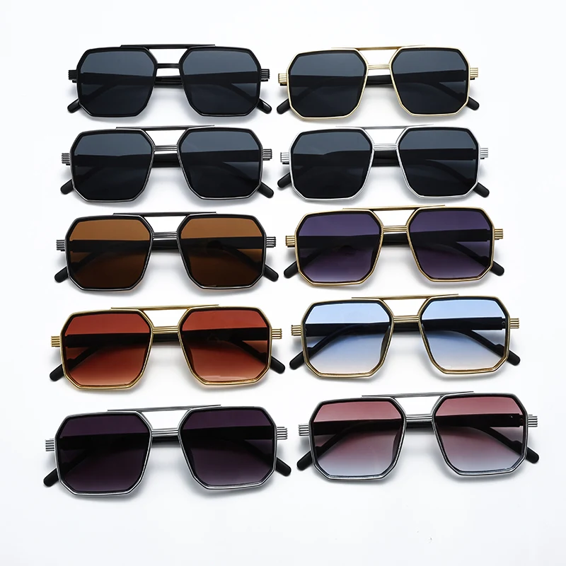 New Fashion Double Beam Polygo - Sunglasses Uv400 ulasan dan harga