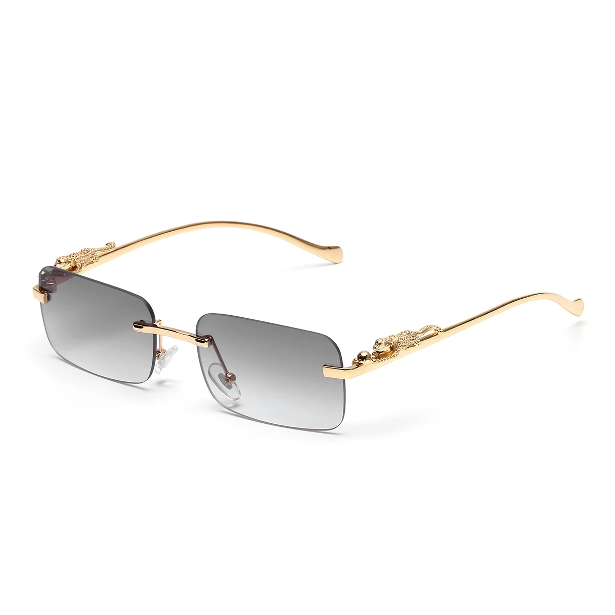 Rimless Sunglasses UV400 Fashi - Designer Sunglasses ulasan dan harga