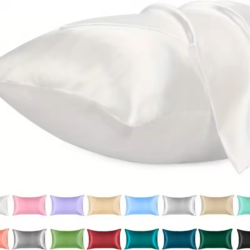 1PC Satin Pillowcase for Hair  - Silk Pillowcase ulasan dan harga