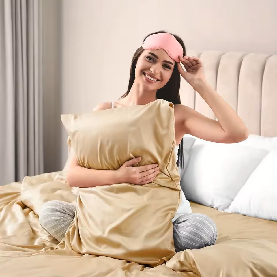 1PC Satin Pillowcase for Hair  - Silk Pillowcase ulasan dan harga