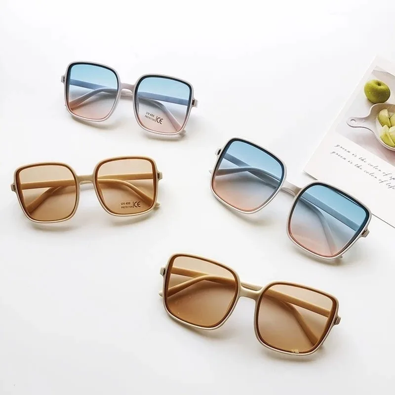 Vintage Oversized Square Sungl - Designer Sunglasses ulasan dan harga