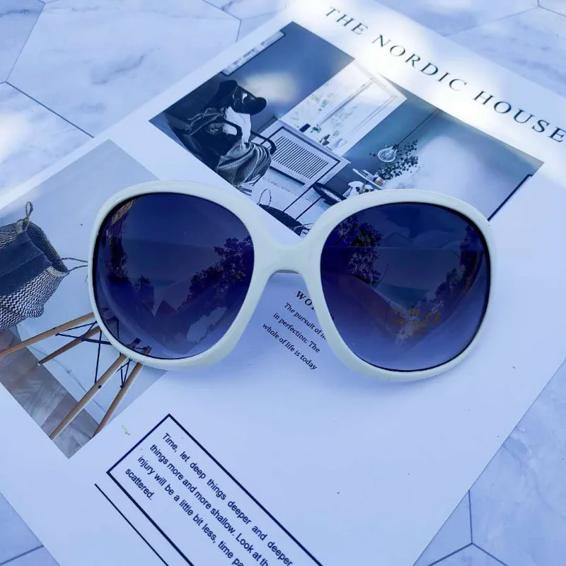 New Large Frame Circular Shape - Sunglasses Uv400 ulasan dan harga